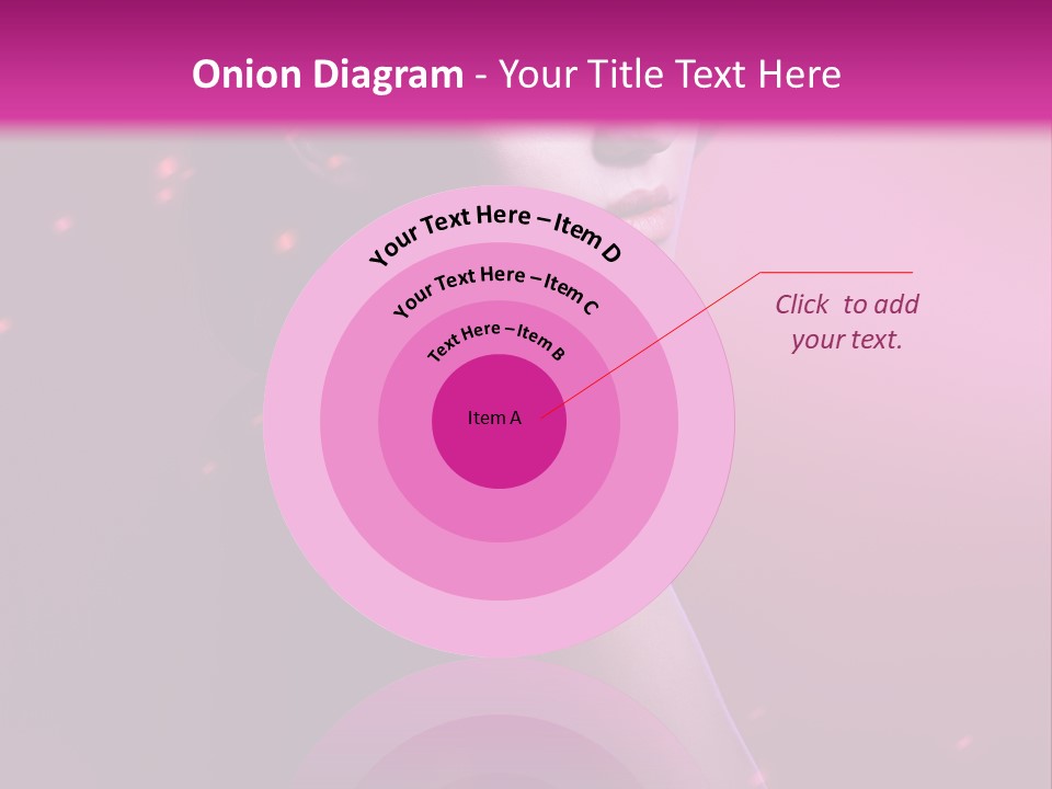 Lights Pink Blur PowerPoint Template