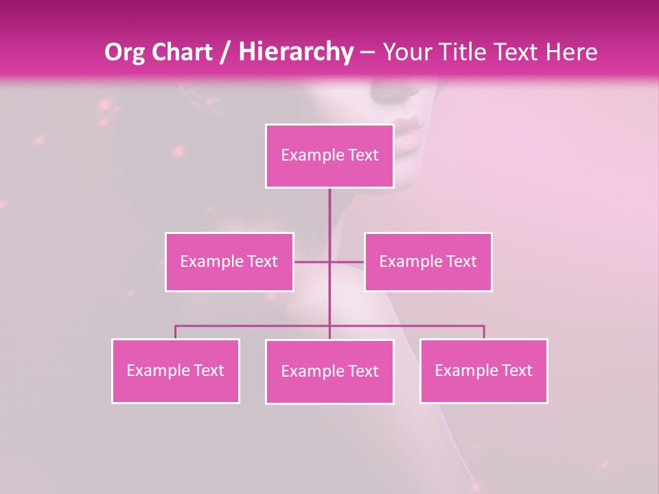 Lights Pink Blur PowerPoint Template