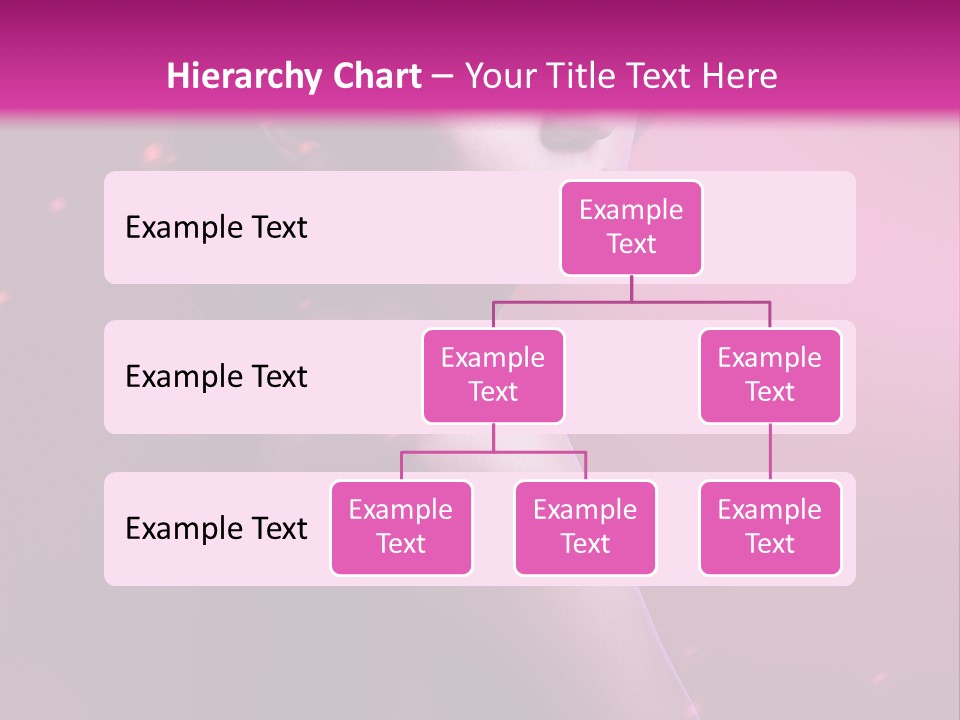 Lights Pink Blur PowerPoint Template