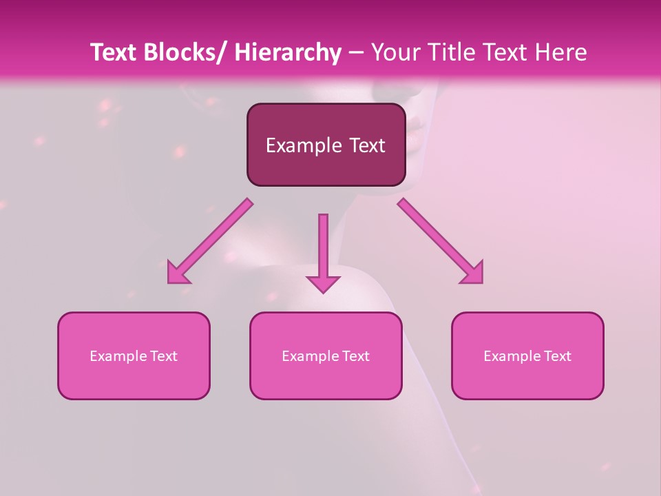 Lights Pink Blur PowerPoint Template