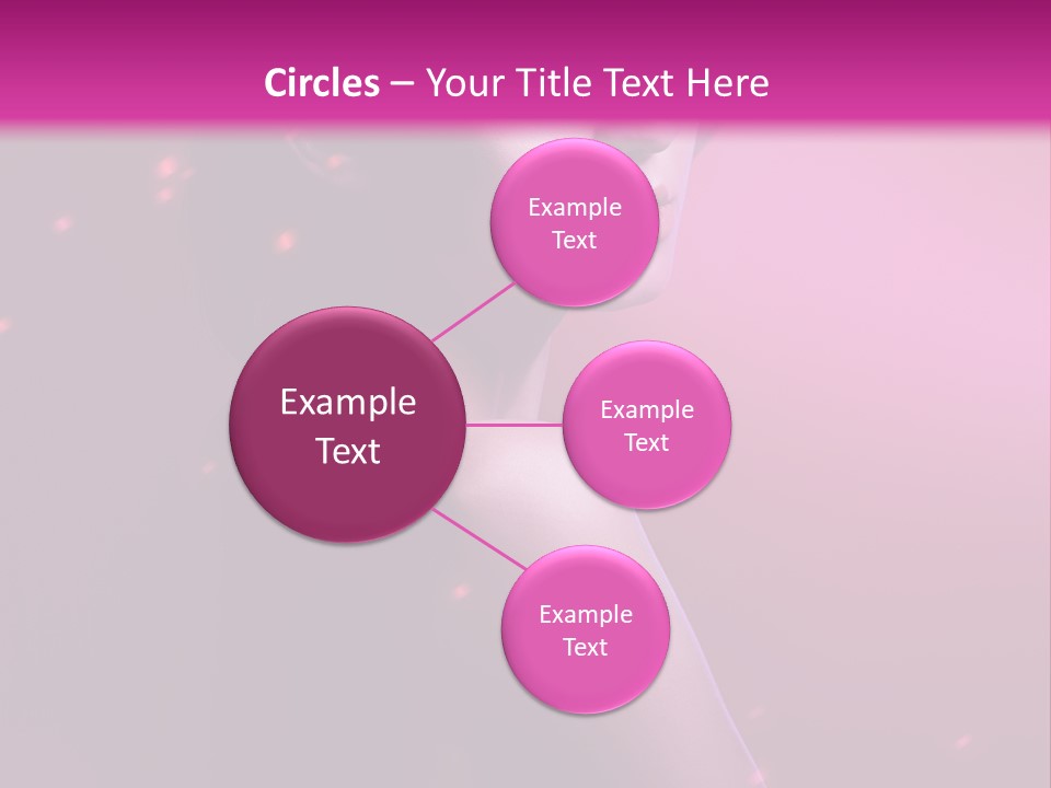 Lights Pink Blur PowerPoint Template