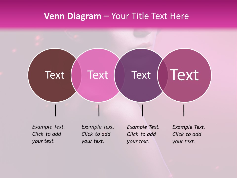 Lights Pink Blur PowerPoint Template