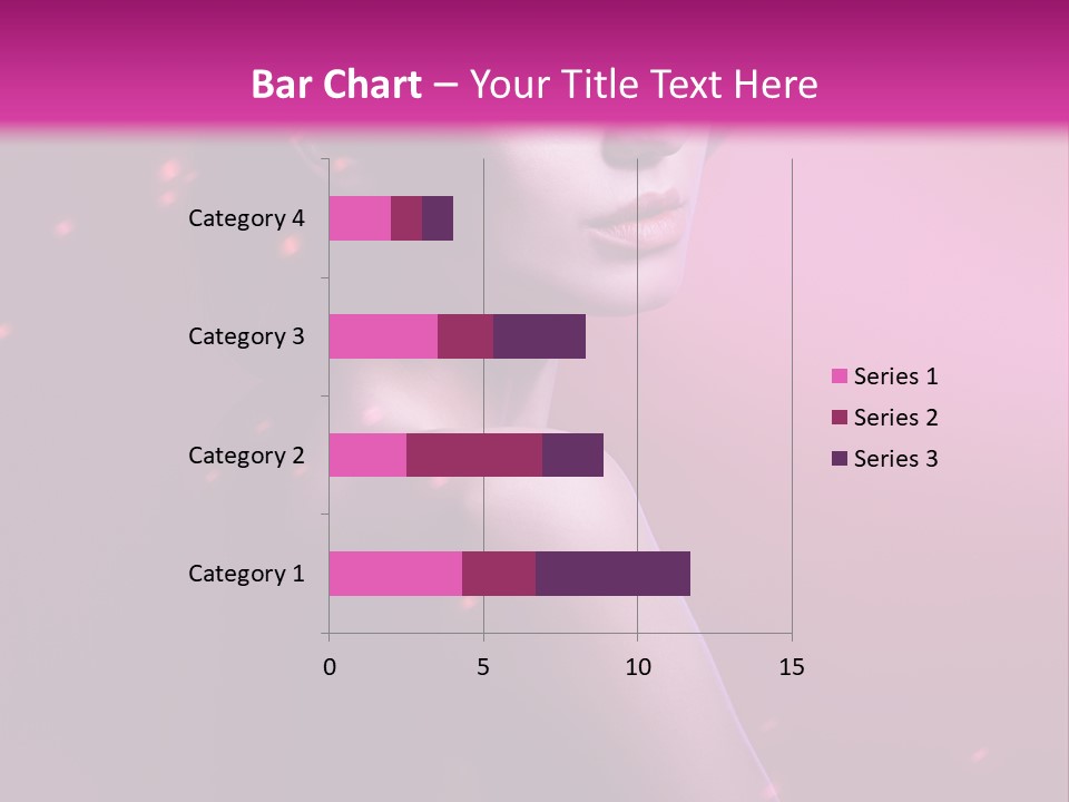 Lights Pink Blur PowerPoint Template