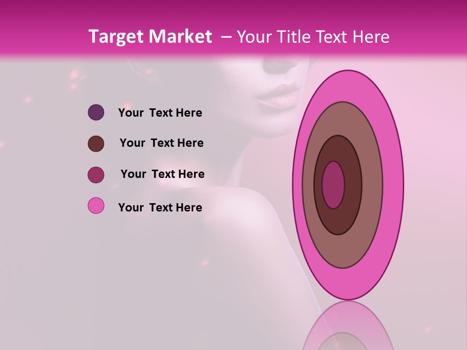Lights Pink Blur PowerPoint Template