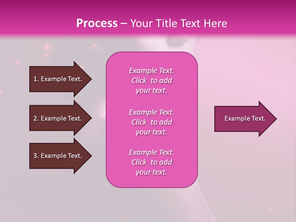 Lights Pink Blur PowerPoint Template