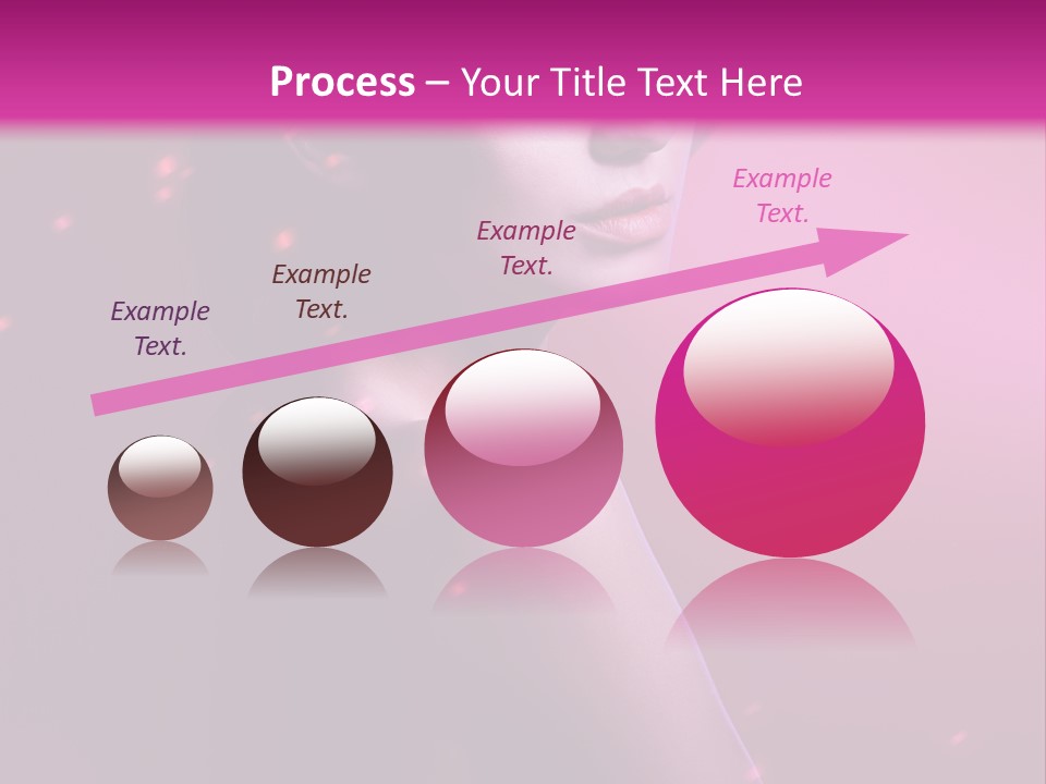 Lights Pink Blur PowerPoint Template
