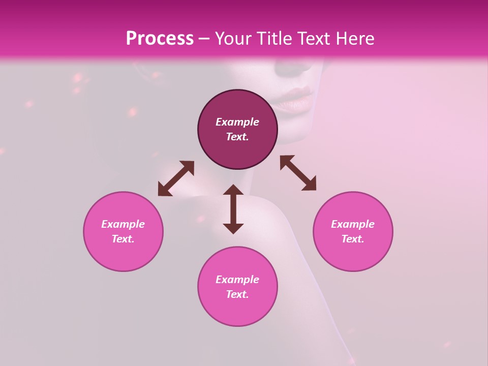 Lights Pink Blur PowerPoint Template