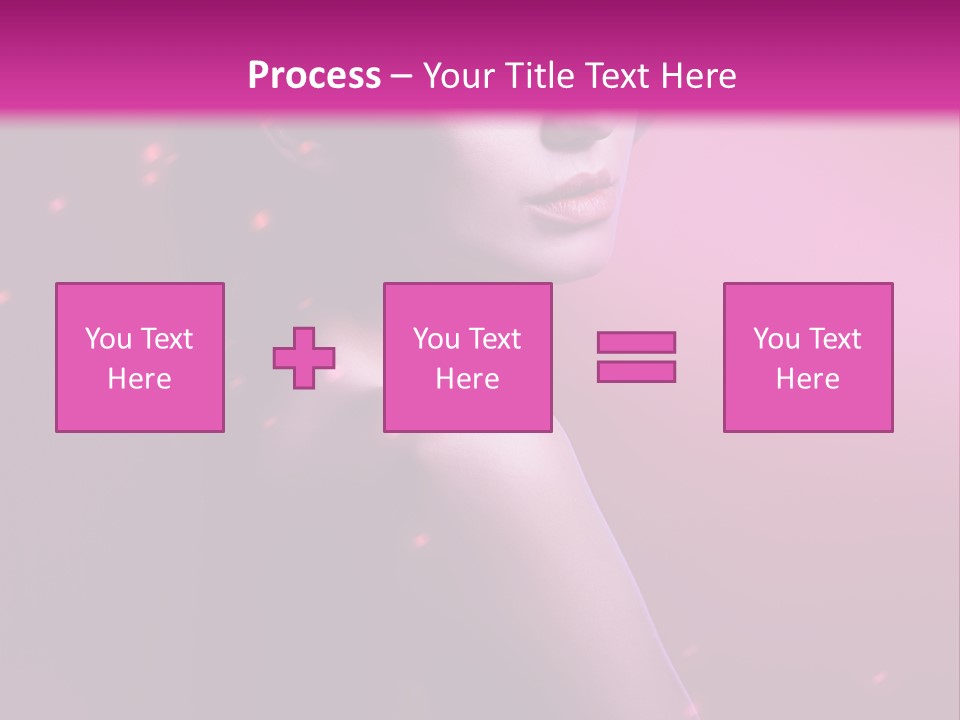 Lights Pink Blur PowerPoint Template