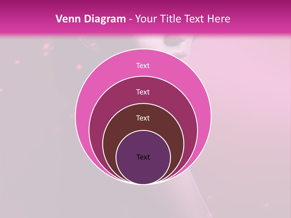Lights Pink Blur PowerPoint Template