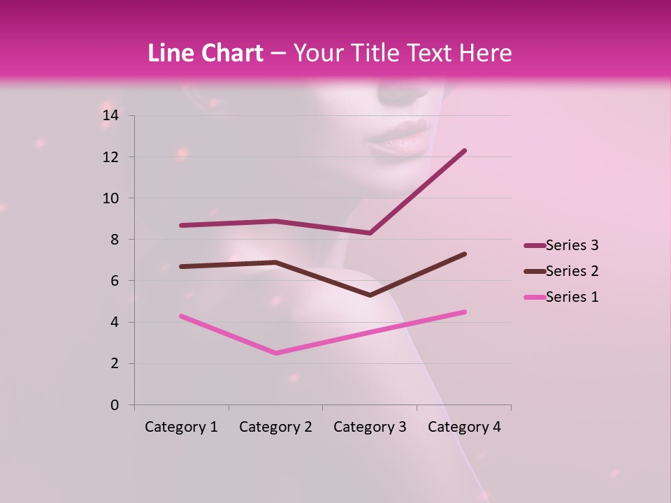 Lights Pink Blur PowerPoint Template