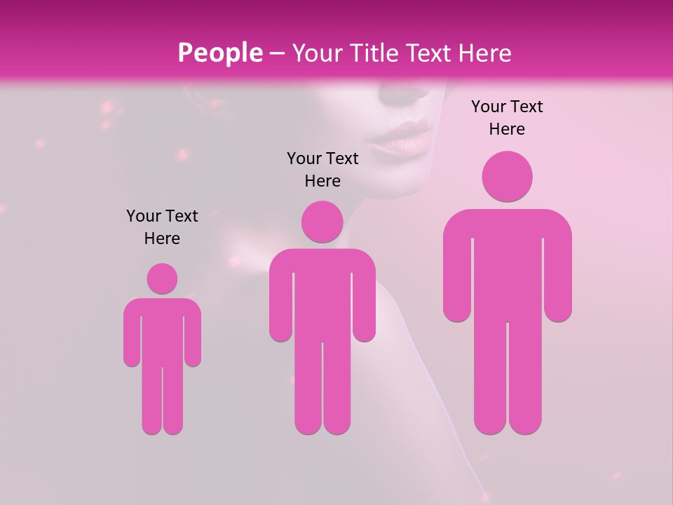 Lights Pink Blur PowerPoint Template