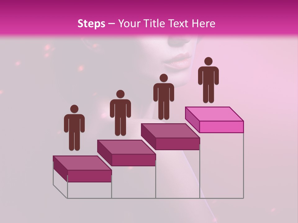 Lights Pink Blur PowerPoint Template