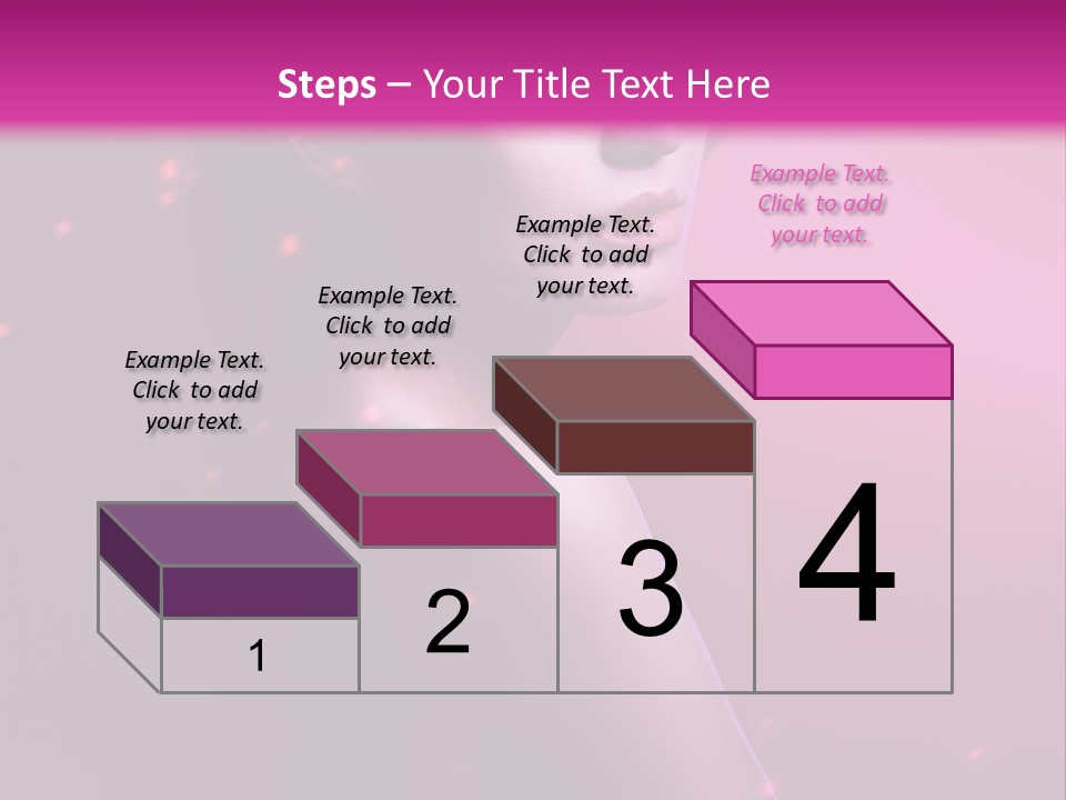 Lights Pink Blur PowerPoint Template
