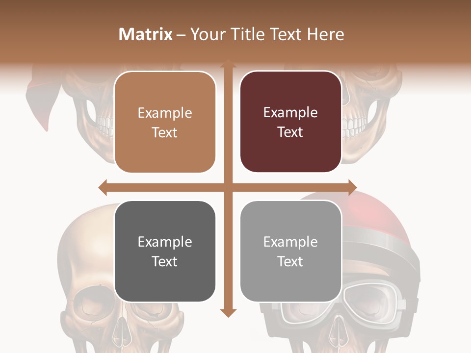 Yellow Blue Tricorn PowerPoint Template