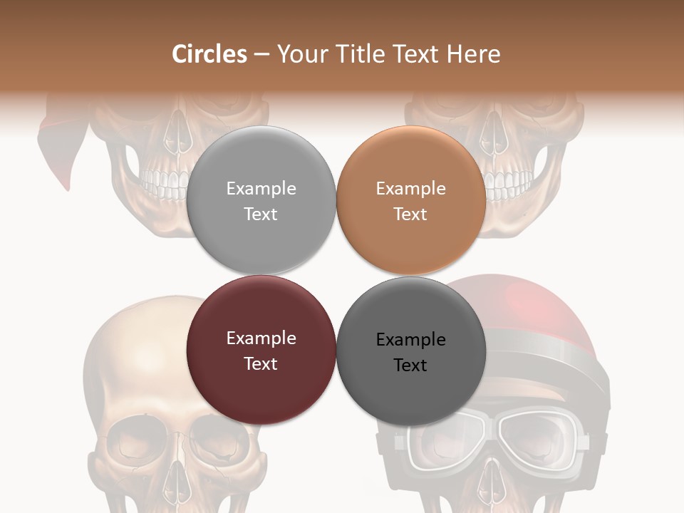 Yellow Blue Tricorn PowerPoint Template