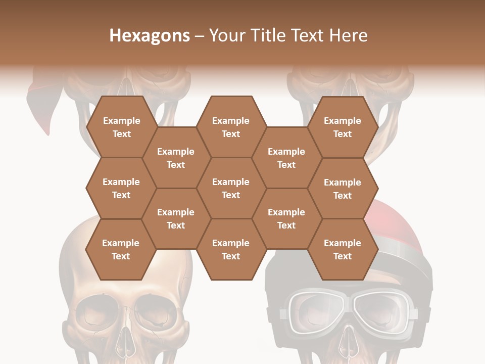 Yellow Blue Tricorn PowerPoint Template