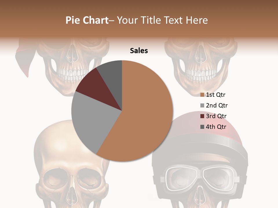 Yellow Blue Tricorn PowerPoint Template