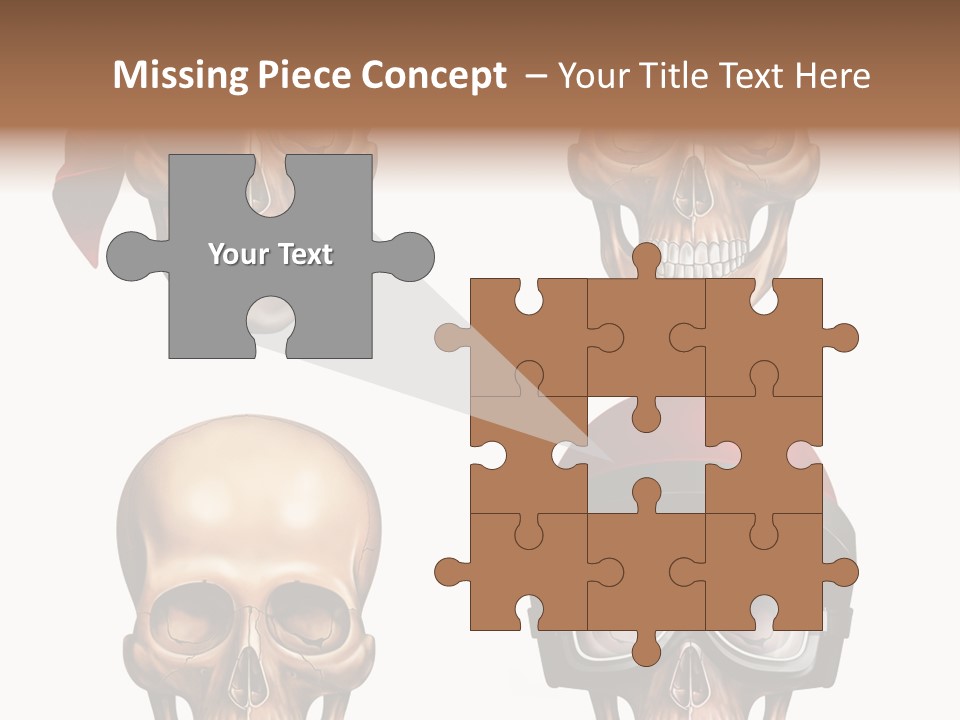 Yellow Blue Tricorn PowerPoint Template