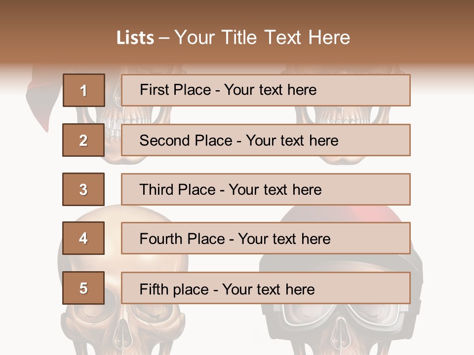 Yellow Blue Tricorn PowerPoint Template