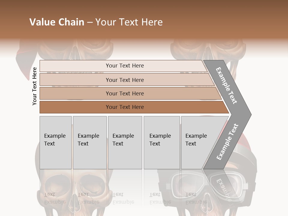 Yellow Blue Tricorn PowerPoint Template