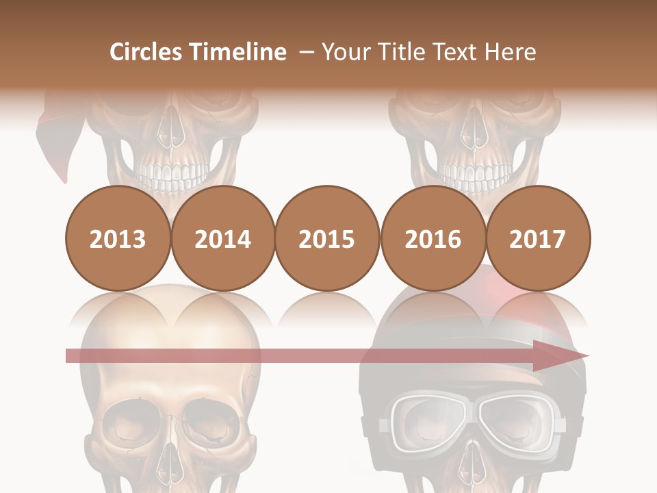 Yellow Blue Tricorn PowerPoint Template