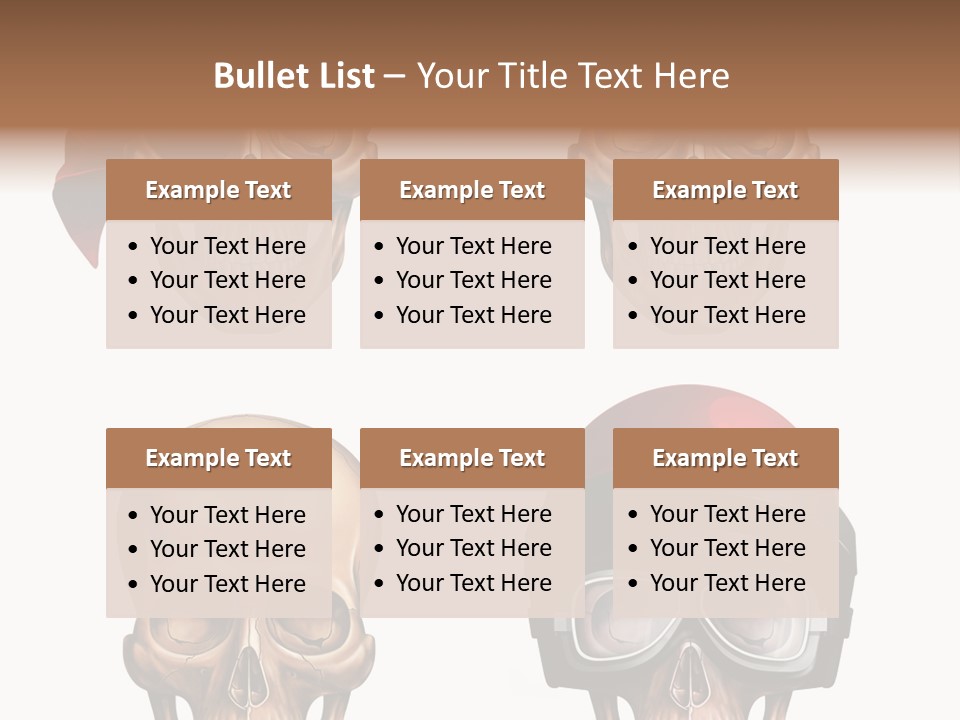 Yellow Blue Tricorn PowerPoint Template