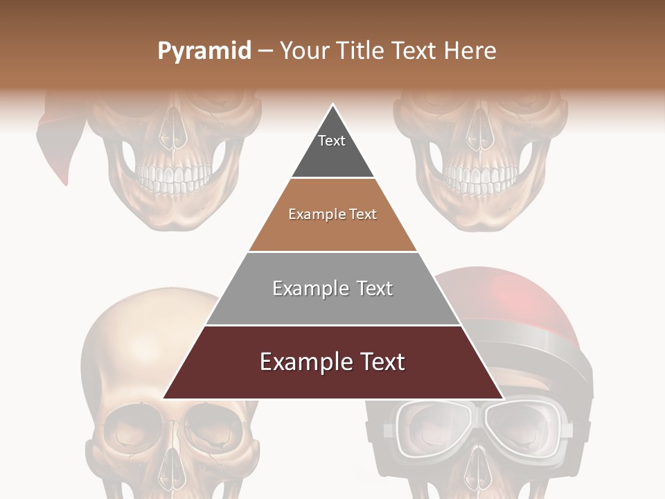 Yellow Blue Tricorn PowerPoint Template