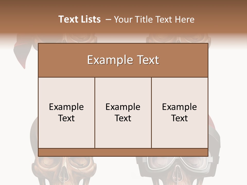 Yellow Blue Tricorn PowerPoint Template