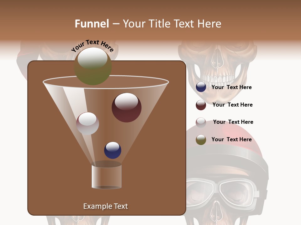 Yellow Blue Tricorn PowerPoint Template