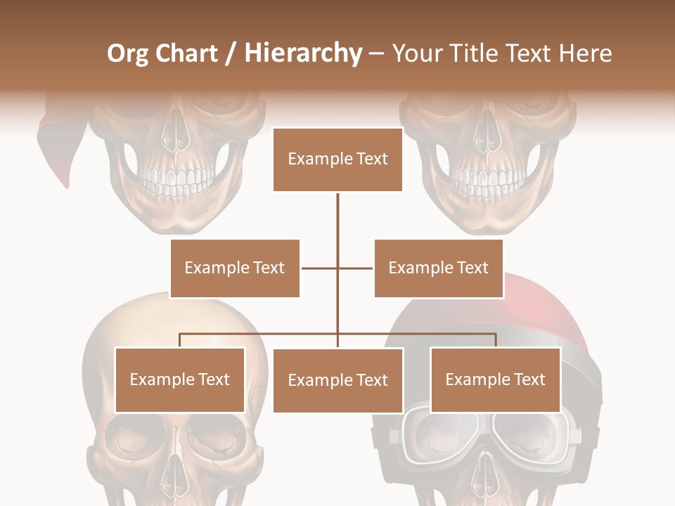 Yellow Blue Tricorn PowerPoint Template