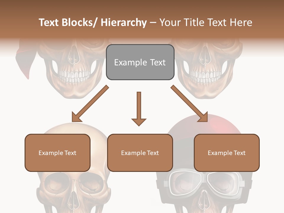Yellow Blue Tricorn PowerPoint Template