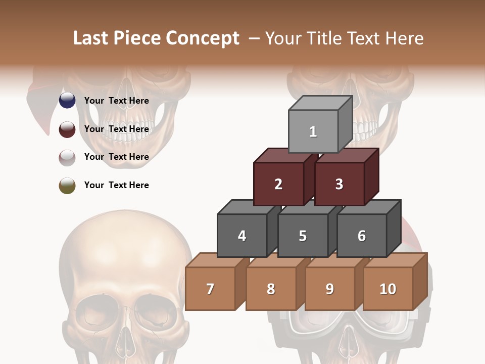 Yellow Blue Tricorn PowerPoint Template