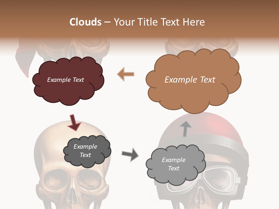 Yellow Blue Tricorn PowerPoint Template