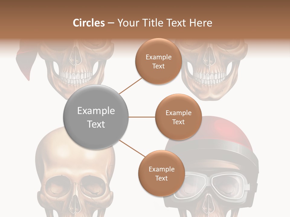 Yellow Blue Tricorn PowerPoint Template