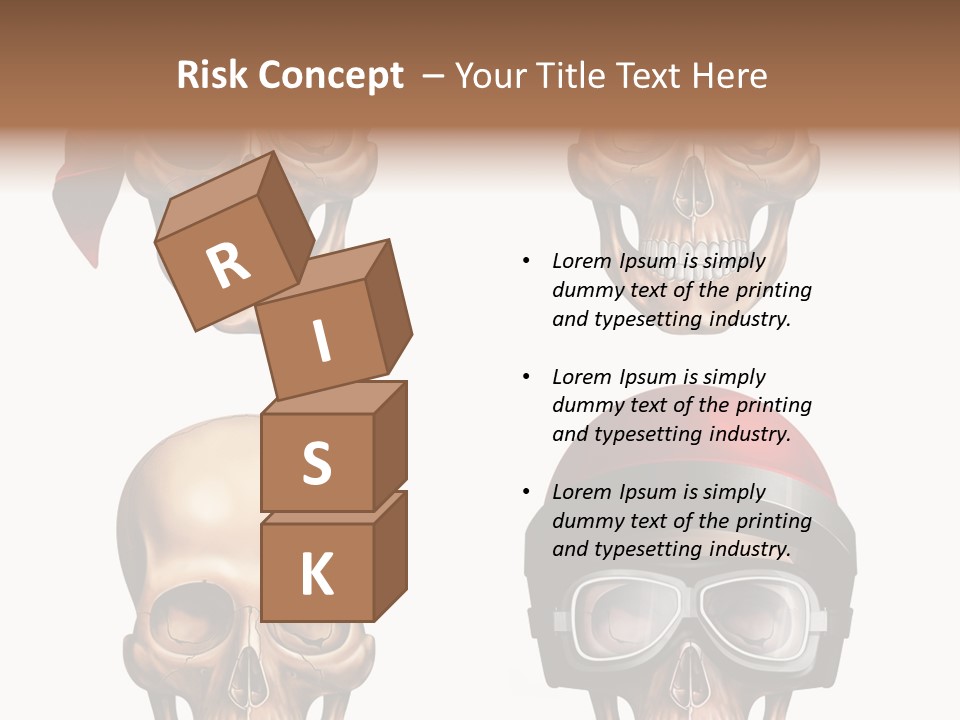 Yellow Blue Tricorn PowerPoint Template