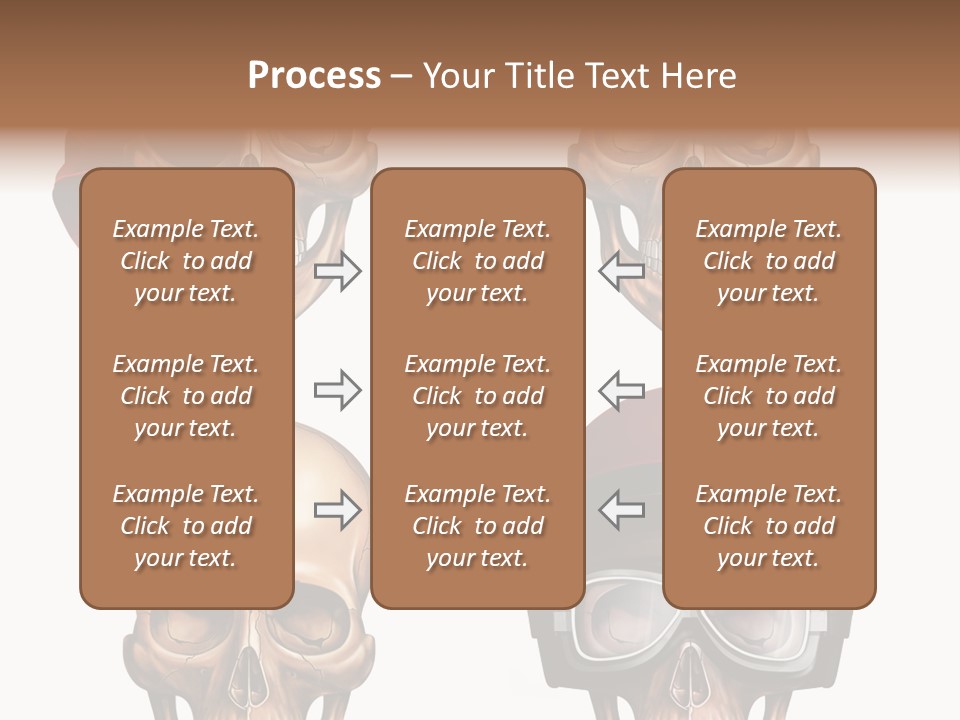 Yellow Blue Tricorn PowerPoint Template