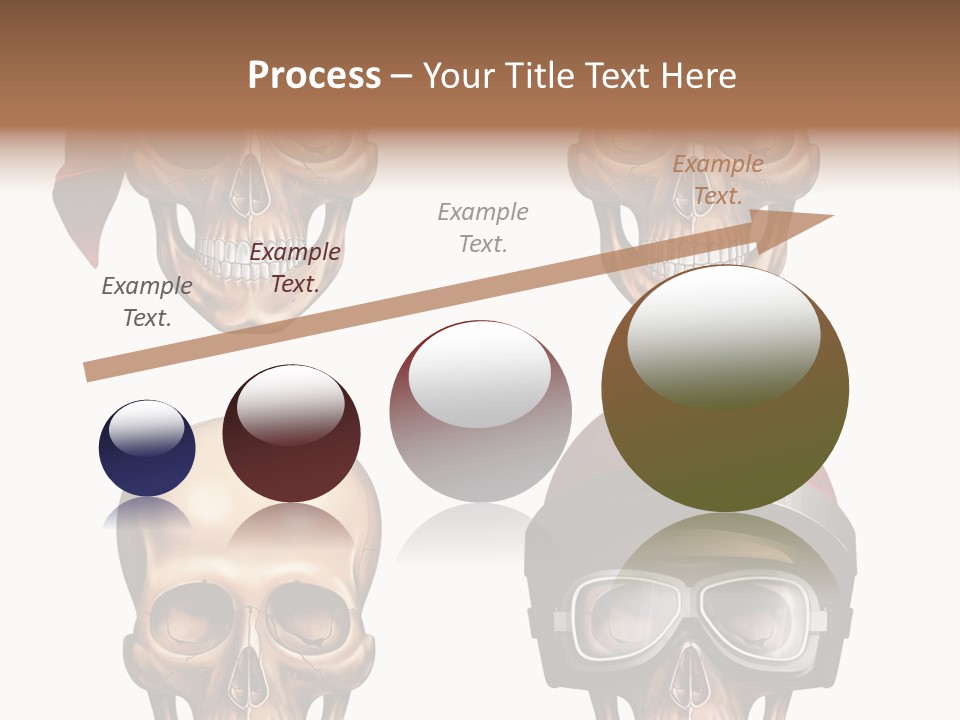 Yellow Blue Tricorn PowerPoint Template