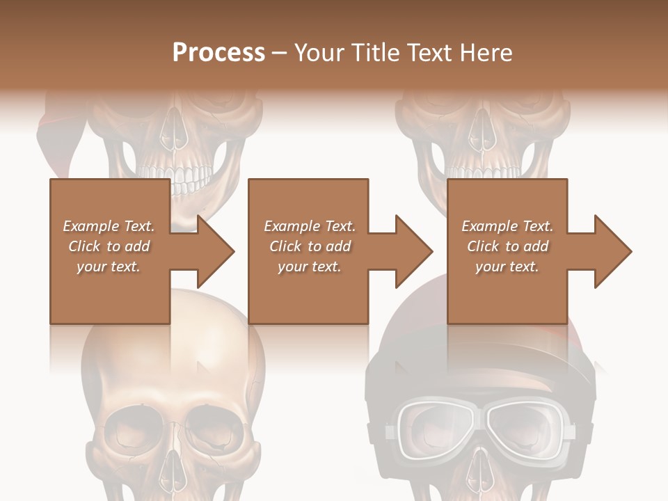 Yellow Blue Tricorn PowerPoint Template