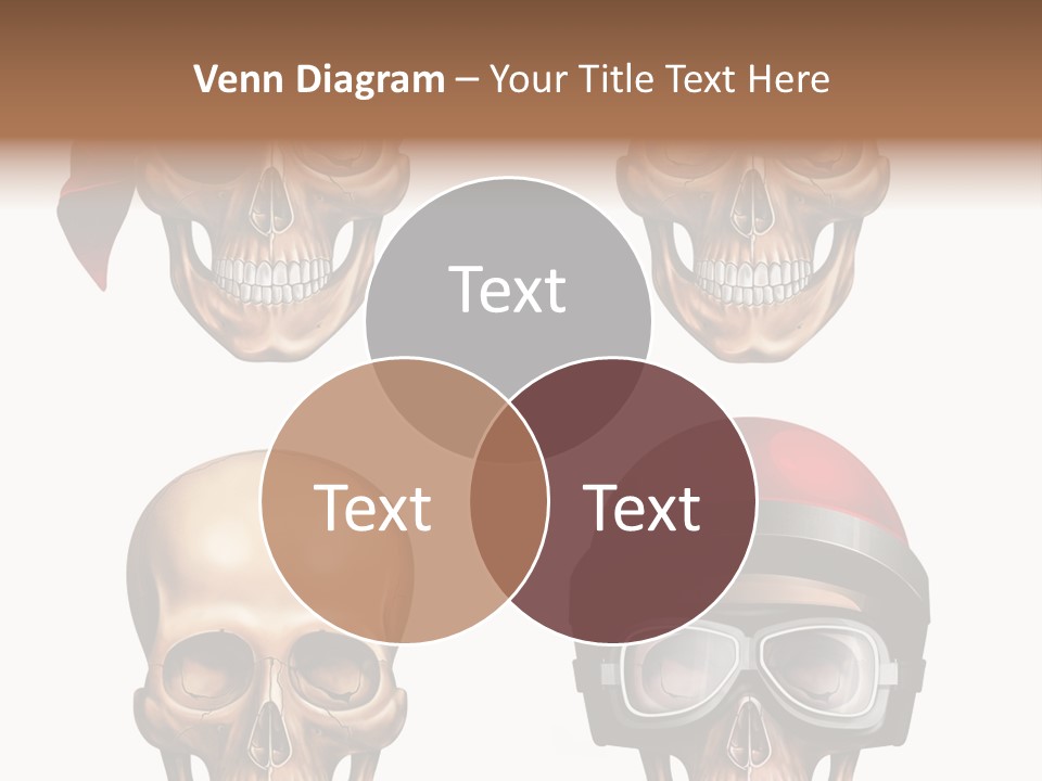 Yellow Blue Tricorn PowerPoint Template