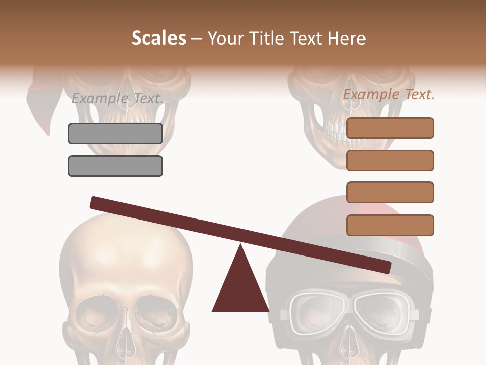 Yellow Blue Tricorn PowerPoint Template