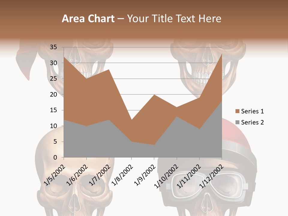 Yellow Blue Tricorn PowerPoint Template