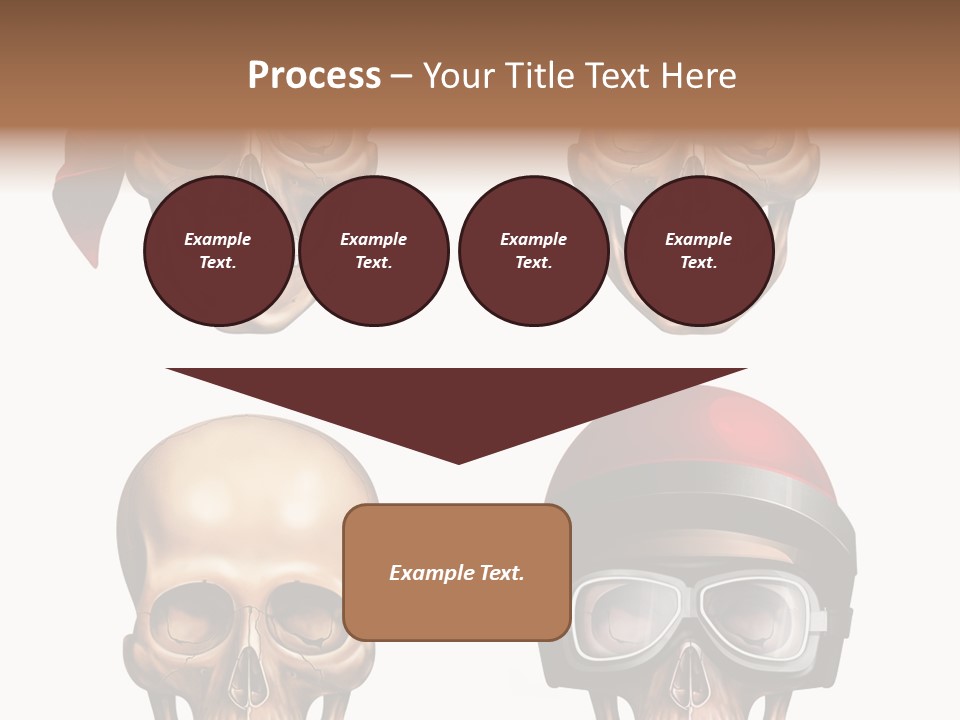 Yellow Blue Tricorn PowerPoint Template