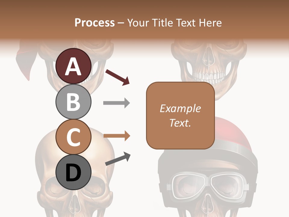 Yellow Blue Tricorn PowerPoint Template