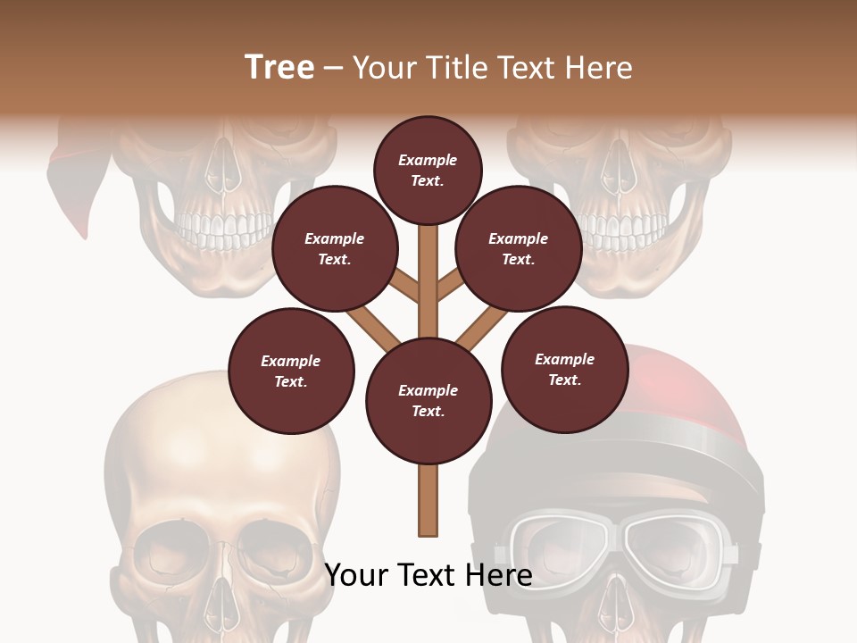 Yellow Blue Tricorn PowerPoint Template