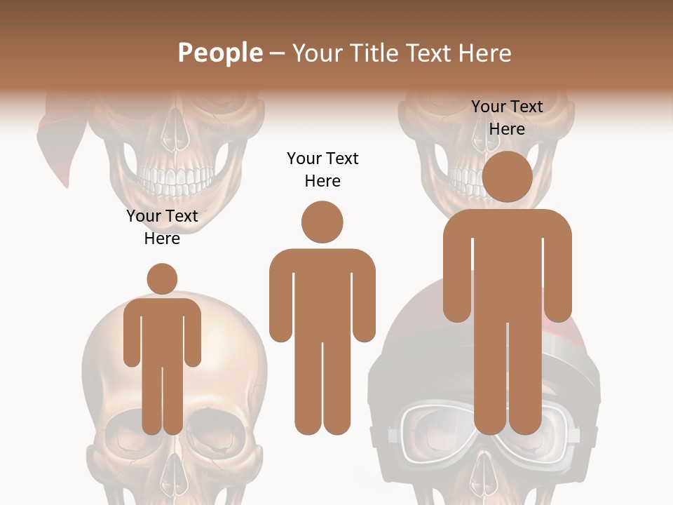 Yellow Blue Tricorn PowerPoint Template