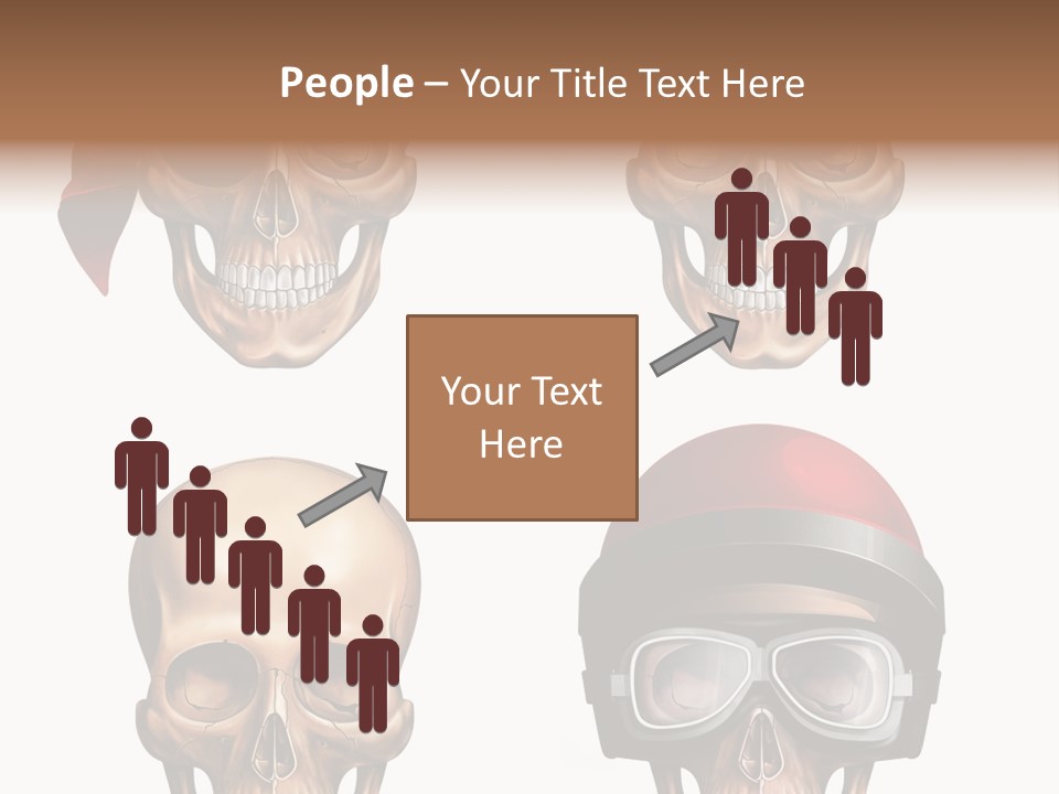 Yellow Blue Tricorn PowerPoint Template