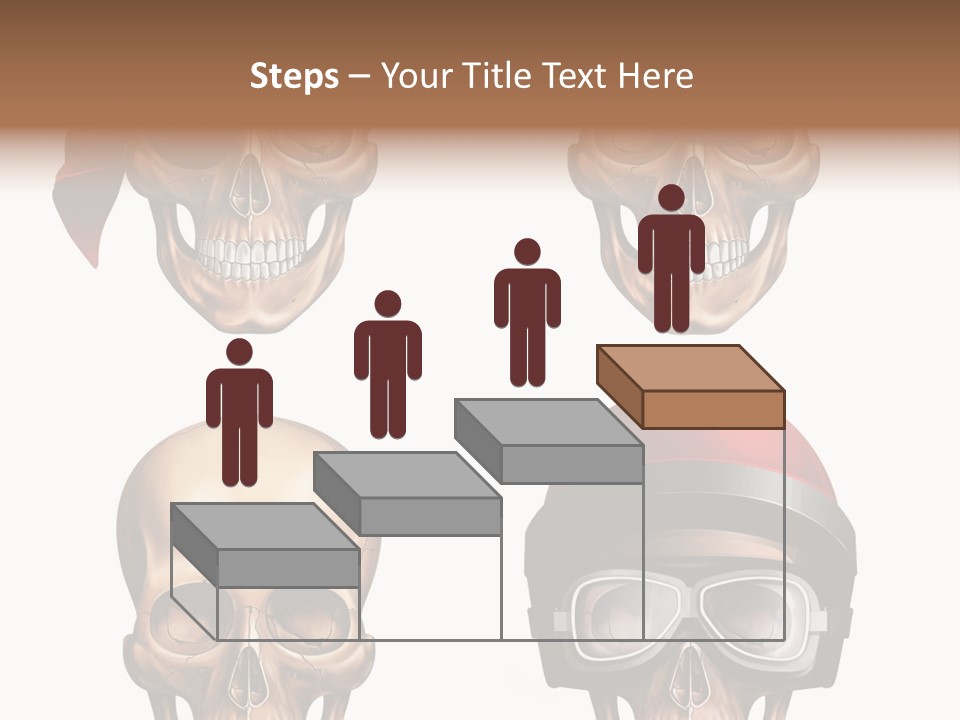 Yellow Blue Tricorn PowerPoint Template