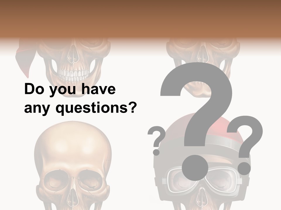 Yellow Blue Tricorn PowerPoint Template