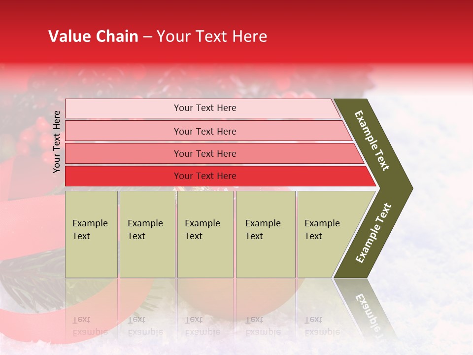 Xmas Frost White PowerPoint Template