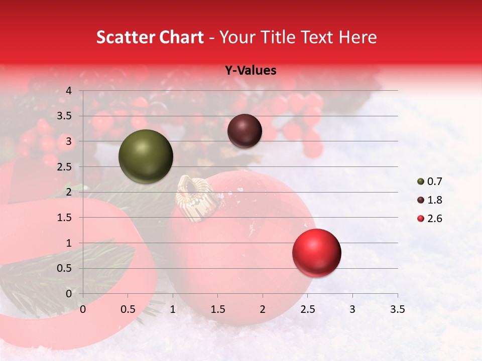 Xmas Frost White PowerPoint Template